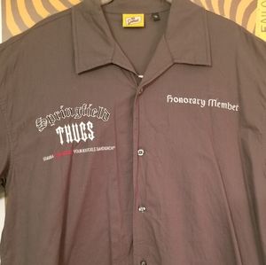 The Simpsons Springfield Thugs Red Kap Work Shirt